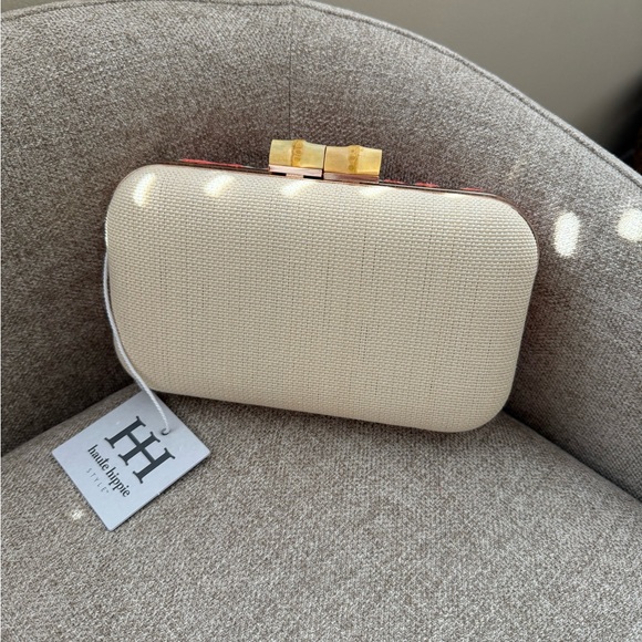 Alessia Bianchi Embroidered Clutch NWT Evening Bag Floral Formal Wedding Purse - Picture 6 of 7